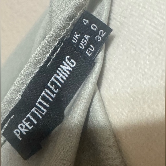 Sage Khaki Bardot Ruched Detail Blazer Dress Size: 0 - Picture 5 of 5